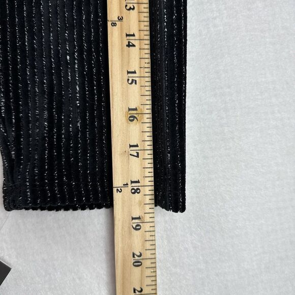 NWT Julia Jordan Black‎ Velvet Sequin Sheath Dress 3/4 Sleeve Party Cocktail - Picture 13 of 15